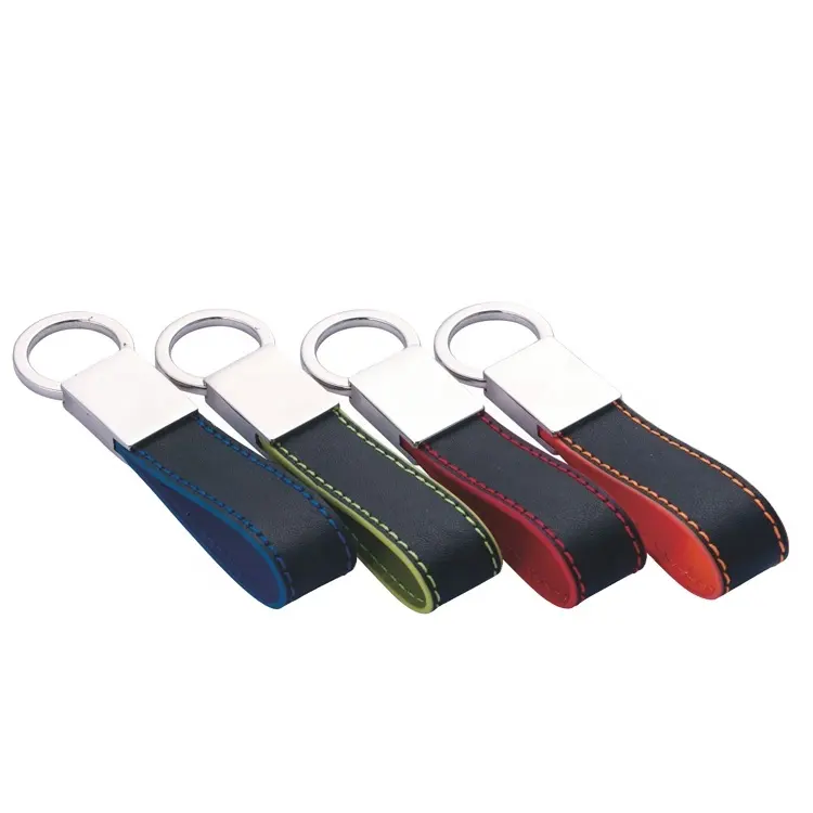 Porte-clés personnalisé de haute qualité, porte-clés en acier inoxydable, pvc plastique PU, ruban de mesure réfléchissant, en cuir de voiture