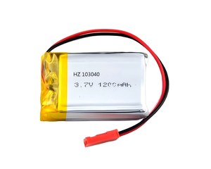 Batterie Li-Polymère Rechargeable HZ Factory 103040 3.7V 1200mAh KC UL1642 CE PSE UN38.3 ROHS - Product Image 1