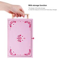 UDEAS Nouveau jeu de rôle et de simulation en bois pour filles d'âge préscolaire Ensemble de table de maquillage pour enfants marché