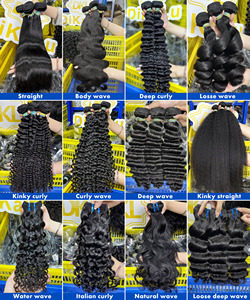 SV DKL 100% ekstensi rambut manusia gelombang tubuh bundel Brasil Virgin gelombang dalam longgar & ikal Italia gaya alami - Product Image 6