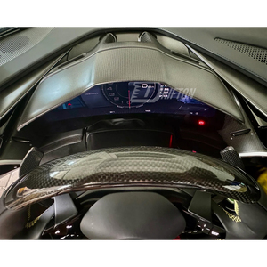 ชุดอุปกรณ์ตกแต่งภายในคาร์บอนสำหรับ Ferrari 296  ขายึดแผงหน้าปัด สำหรับ Ferrari 296 ปี 2021-2025 - Product Image 2