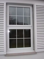 Fenêtres en vinyle blanc à simple/double battant, style moderne, verre Low-E, certifiées NFRC américaines
