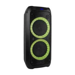 파티 상자 듀얼 8 인치 무선 휴대용 스피커 2020 최신 붐 박스 사운드 시스템
