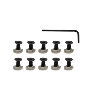 Kit combiné d'écrous et de vis M4M5 de qualité supérieure avec écrous de type pour l'assemblage d'équipements de plein air, ensemble de quincaillerie en acier durable - Product Image 5