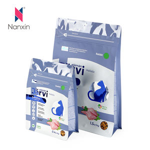 Sachet Doypack Personnalisé en Papier Kraft Brun, Anti-humidité, avec Fermeture Zip PET/PE, pour Emballage d'Aliments et Friandises pour Chiens, Chats et Animaux Domestiques - Product Image 2