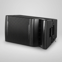 Altavoz Line Array Pasivo Apilable de 12 Pulgadas, Subwoofer de 18 Pulgadas, Biamplificado Opcional, 800W de Potencia Continua para Bodas al Aire Libre y Eventos en Carretera