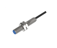 Sensor jarak induktif, kecepatan tinggi untuk 24V industri Mini baja tahan karat Sensor tombol kedekatan induktif 2-4mm jarak penginderaan untuk besi aluminium