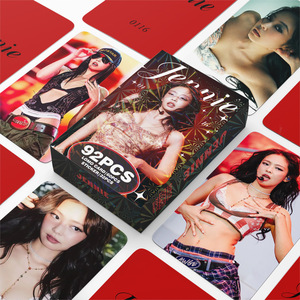 92 Pezzi di Carte Fotografiche di JENNIE, Tour Musicale Globale, Carte Fotografiche di Kim Jennie, Adesivi, Carte LOMO - Product Image 1