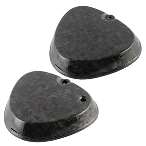 YHMOTO Carbon Fiber Side Cover Seitendeckel <b>Square</b> <b>Battery</b> Guard Motorcycle Fairing for Simson S50 S51 S53 Motorrad - Product Image 1