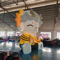 Mascotte gonflable géante personnalisée en forme de dragon, modèle de dessin animé gonflable, décoration gonflable pour événements commerciaux en plein air