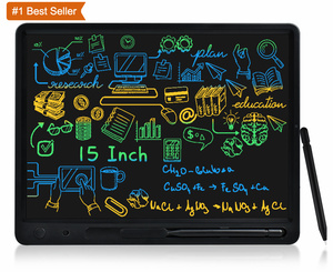 Jumon 15 Inch LCD Writing Tablet Electronic Drawing Board Digital Drawing Tablets Kids Handwriting <b>Pad</b> Office Home Students - Product Image 1