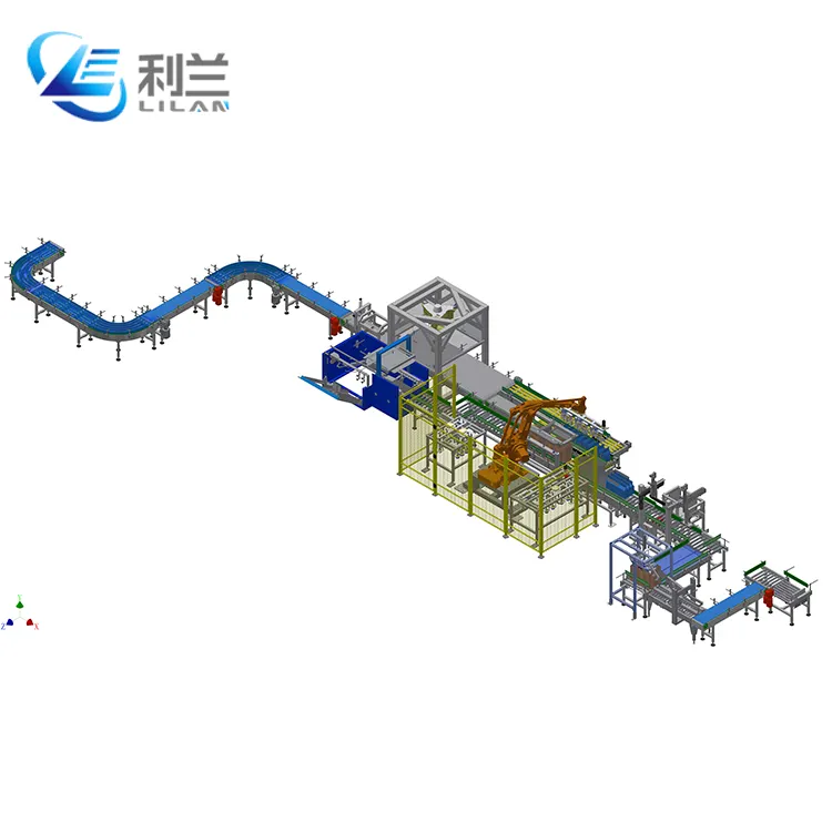 Robot thùng carton Túi chai Robot đóng gói