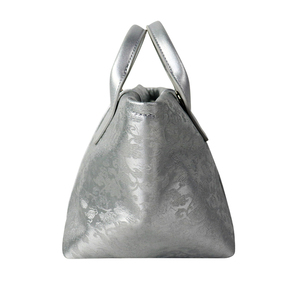Bolso Tote Jacquard Plateado al por Mayor, Bolso de Mano de Moda para Mujer con Correa de Hombro Desmontable, Logotipo Personalizado, Fábrica OEM - Product Image 3