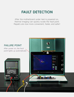 Machine de soudage laser 4 en 1 TBK 2206 avec kit microscope pour la réparation de circuits imprimés de téléphones mobiles, puces SMD et IC, et dessoudage laser