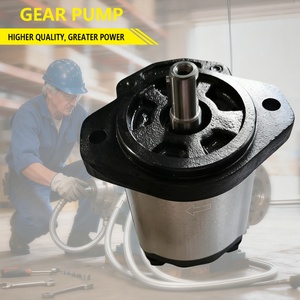 Pompe à engrenages hydraulique CI58K-A02-085R, arbre à clavette 5/8'', boulons SAE A-2, 3-12 GPM, sortie SAE 10, entrée SAE 12, 4350 PSI, fonte - Product Image 3