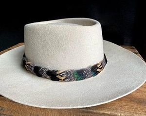 Cinta de Adorno para Coser con Flecos de Plumas Naturales de Gallo, Banda para Sombrero de Hombre y Mujer, Sombrero Vaquero Fedora, Accesorios para Disfraces, Suministros para Manualidades - Product Image 2