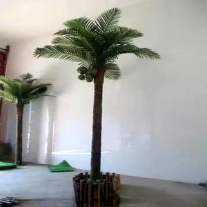 עץ קוקוס מלאכותי גדול, צמח ירוק, מתאים לפנים ולחוץ, קישוט נוף חיצוני, צמח טרופי, עץ דקל - Product Image 2