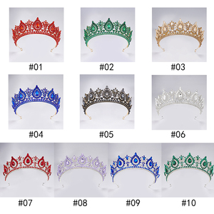 Couronne de mariée vintage dorée, <span class=keywords><strong>diadème</strong></span> de luxe en alliage pour <span class=keywords><strong>coiffure</strong></span> de <span class=keywords><strong>mariage</strong></span>, rehausse le tempérament, crée une ambiance romantique de <span class=keywords><strong>mariage</strong></span> - Product Image 5