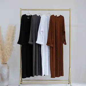कस्टम सस्ता मुस्लिम ठोस रंग-बिरंगी सर्दियों में, महिलाओं के लिए जातीय कपड़े