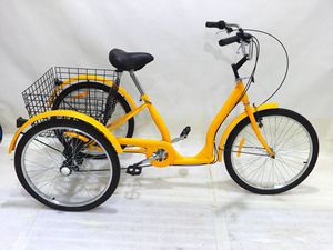 Tricycle <span class=keywords><strong>pour</strong></span> <span class=keywords><strong>adulte</strong></span>, tricycle 24 pouces, <span class=keywords><strong>3</strong></span> <span class=keywords><strong>roues</strong></span>, vélo à trois <span class=keywords><strong>roues</strong></span>, tricycle de croisière <span class=keywords><strong>pour</strong></span> personnes âgées - Product Image 4