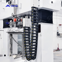 Solution clé en main industrielle robuste, contrôle PLC, mélangeur multifonctionnel entièrement automatique à double arbre, 2000L