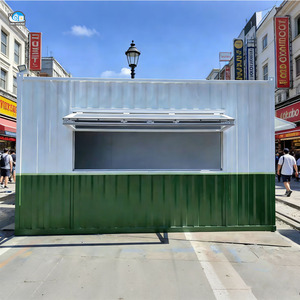 Casas Prefabricadas Personalizables de Alta Calidad, Casas Portátiles de Lujo con Techo Plano para Tiendas, Casas Contenedor para Cafeterías - Product Image 2