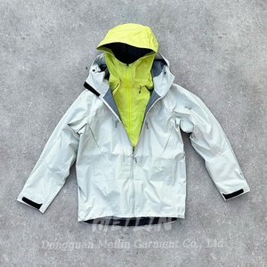 Veste coupe-vent en nylon pour homme, vêtements de plein air, mode, coupe-vent en nylon léger, imperméable, fermeture éclair, veste coupe-vent personnalisée - Product Image 1