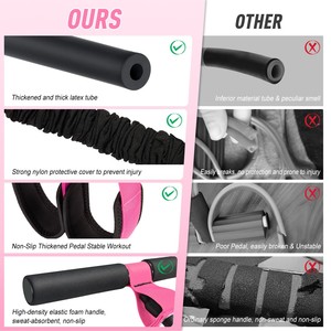 Bande de Résistance pour les Pieds HSM avec Logo Personnalisé, Ensemble de <span class=keywords><strong>Bandes</strong></span> de <span class=keywords><strong>Fitness</strong></span> en <span class=keywords><strong>Latex</strong></span>, Bande de Résistance en <span class=keywords><strong>Latex</strong></span> pour Tractions - Product Image 3