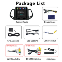 Lecteur multimédia de voiture Android 8 cœurs 4G LTE 9,7 pouces avec CarPlay, navigation GPS, radio stéréo, écran tactile pour Jeep Compass 2017~2020