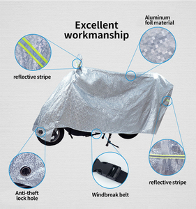 <span class=keywords><strong>Cubierta</strong></span> de motocicleta plegable impermeable a prueba de polvo protección UV con logotipo personalizado <span class=keywords><strong>cubierta</strong></span> de lluvia de motocicleta - Product Image 4