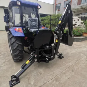 Factory direct sales LW-12 backhoe attachment towable backhoe excavator 100-180 HP new backhoe loader tractor