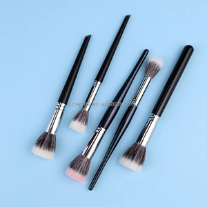 Logo privé <span class=keywords><strong>fond</strong></span> <span class=keywords><strong>de</strong></span> <span class=keywords><strong>teint</strong></span> poudre Blush Contour pinceaux <span class=keywords><strong>de</strong></span> maquillage poils synthétiques doux 12 pièces violet raisins maquillage pinceau ensemble - Product Image 1