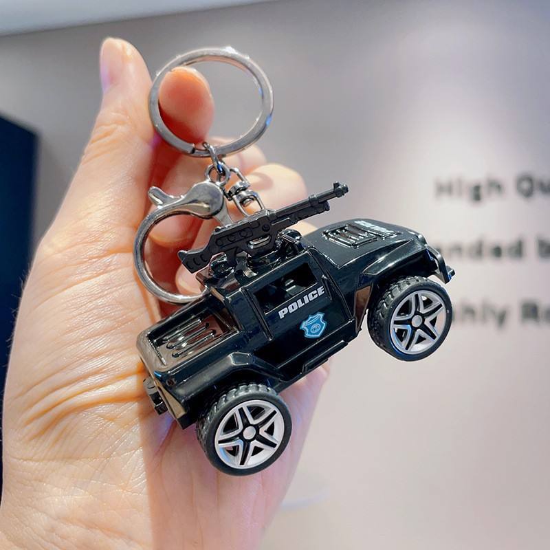 Black machine gun car (four models mixed)