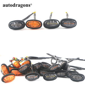 Kit de feux de calandre avant Autodragons à lentille transparente/fumée, couleur ambre, LED blanc, ambre, rouge pour Ran Ger Rap Tor 2020 - Product Image 2