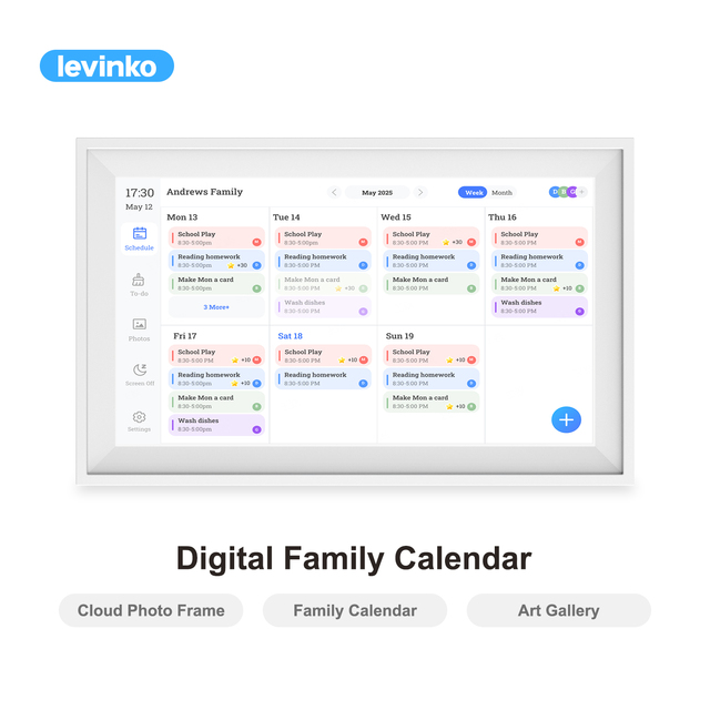 Digital Calendar App with Cloud Sync Task Scheduler and Event Reminder Ideal for Work and Personal Use