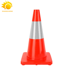 Body Durable 28" Warning <strong>Cones</strong> PVC Reflective Flexible Barricade <strong>Orange</strong> <strong>Cones</strong> - Product Image 4