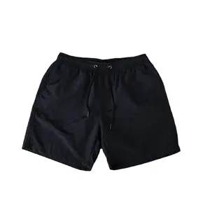 Wholesale Stock Beach jogger Shorts Polyester Running Swimwear Shorts For Custom Logo Embroidered Print Tag
