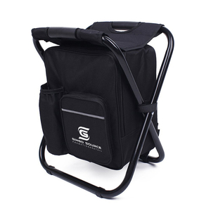 <span class=keywords><strong>2025</strong></span> New Gấp Ghế Trở Lại Gói Màu Đen Làm Mát Di Động Ngoài Trời Đóng Mở Túi Lạnh Ghế Ba Lô - Product Image 1