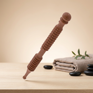 Rodillo masajeador de mano de madera para terapia de acupresión, herramienta para relajación muscular profunda y alivio del dolor corporal - Product Image 4