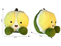 2025 Nieuwe Hot Selling Cartoon Fruit Pluche Speelgoed Superzacht PP Katoen Knuffel voor Kinderen Baby Knuffel Schattig Promotie Sleutelhanger