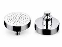 Ensemble de douche à main en acier inoxydable haute pression pour salle de bain, mural, chromé, moderne, réglable, économiseur d'eau, avec support de tuyau, luxe