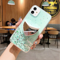 Étui de téléphone portable de luxe antichoc en TPU+PC avec design diamant scintillant pour S10 Plus A50 A51 A70 A71 S8 S9 M31