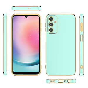 Proveedor de fundas para celular Luxury Design Soft tpu 6D custodia galvanica per <span class=keywords><strong>Samsung</strong></span> Galaxy A24 A34 <span class=keywords><strong>A54</strong></span> A14 <span class=keywords><strong>cover</strong></span> posteriore - Product Image 3