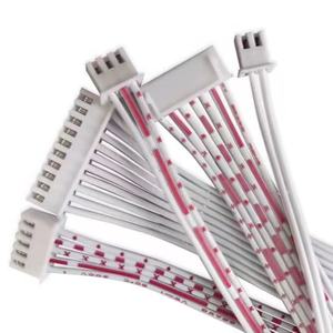 تجميعة أسلاك مخصصة JST XH2.5 بخطوة 2.5 مم، 2-14 دبوس، معزولة بالـ PVC / السيليكون، كابل شريطي مسطح UL2468 - Product Image 1