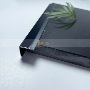 JYFMETAL LL142 Polished Stainless Steel Contemporary Decorative <b>Corner</b> Profile Trims L Angle Wall <b>Corner</b> Guard Apartment - Product Image 4