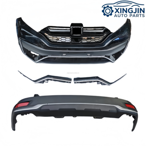 Piezas de Modificación Exterior para Automóviles, Modelo <span class=keywords><strong>2022</strong></span> para Honda CRV, Parachoques Delanteros y Traseros con Rejilla, Componentes Delanteros de Ajuste Perfecto - Product Image 2