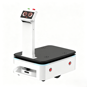 Robot de transport d'entrepôt haute précision, <span class=keywords><strong>AGV</strong></span> logistique, charge de 100 kg, navigation laser SLAM, recharge automatique et évitement d'obstacles - Product Image 4
