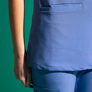 Uniforme Médico Ecológico de Talla Grande, Conjunto de Uniforme Tejido, Colores al por Mayor, Estilo de Uniforme para Enfermeras y Médicos de Hospital para Mujer - Product Image 6