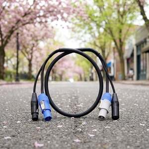 Câble <span class=keywords><strong>hybride</strong></span> professionnel Powercon avec <span class=keywords><strong>XLR</strong></span> 3 broches, 1m, 1.5m, 2m, 5m, pour éclairage de scène et alimentation de projecteurs mobiles - Product Image 1