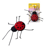Vibration cataire jouets en gros personnalisable chat vibrant jouet hérisson pour chats cafard coccinella septempunctata jouets